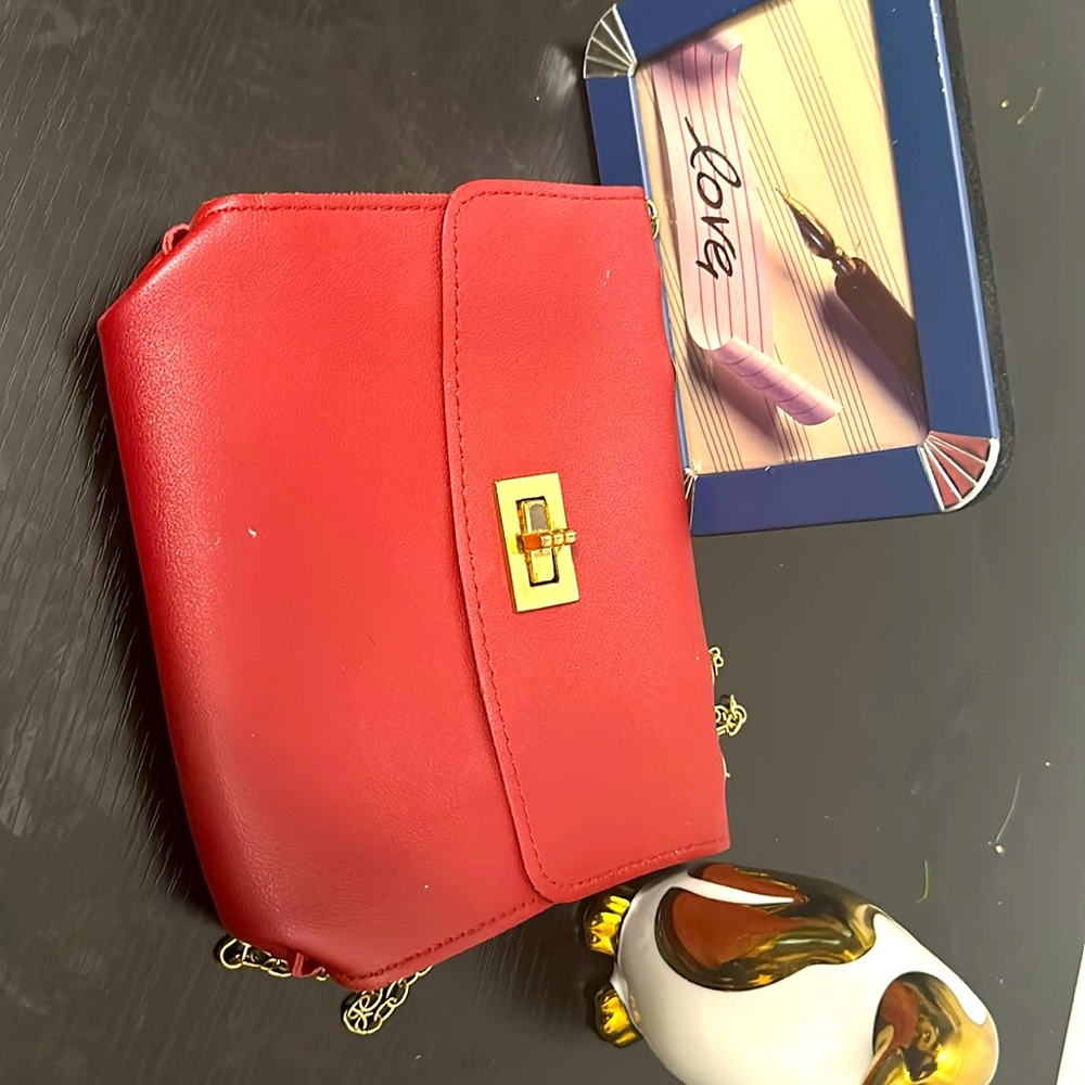 Red party purse